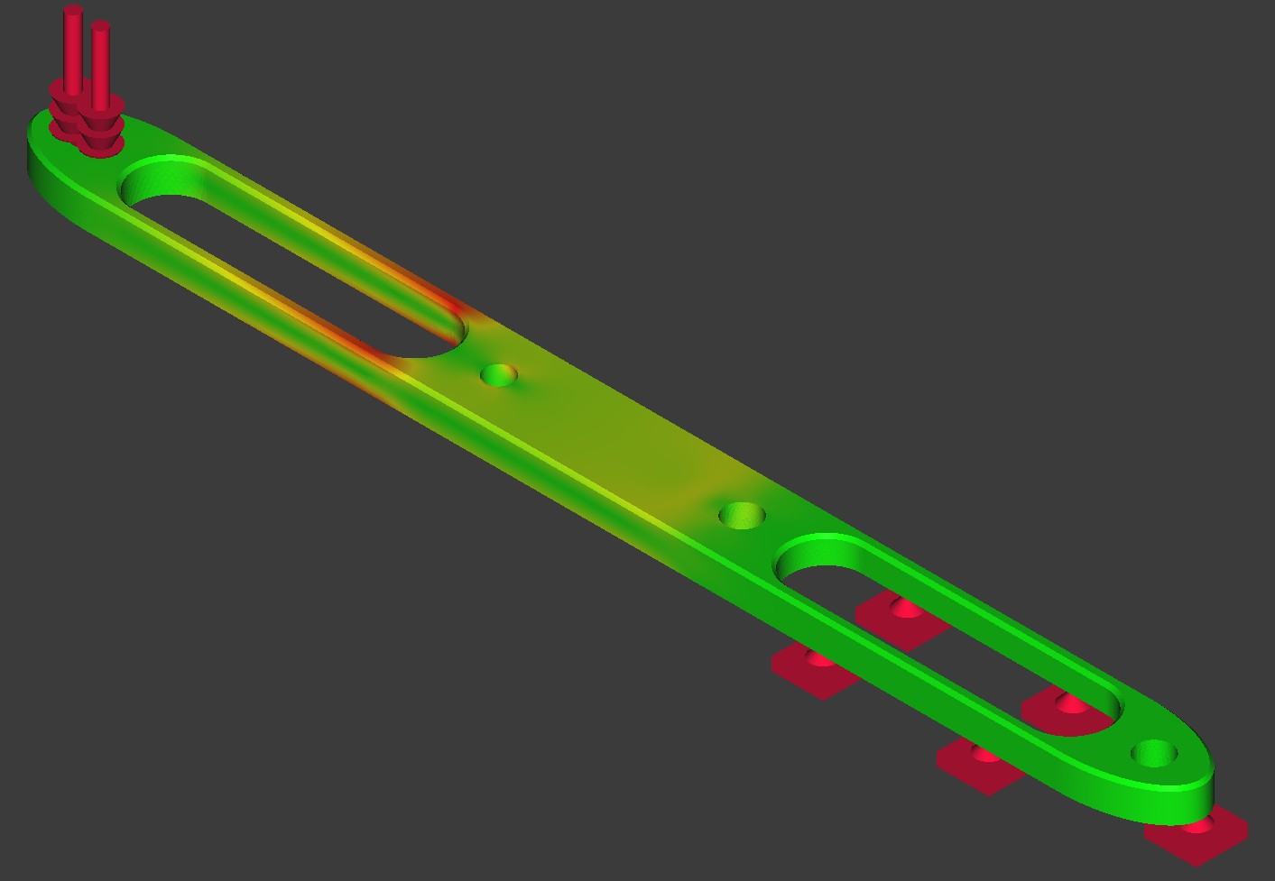 FEM Analysis of bottle arm